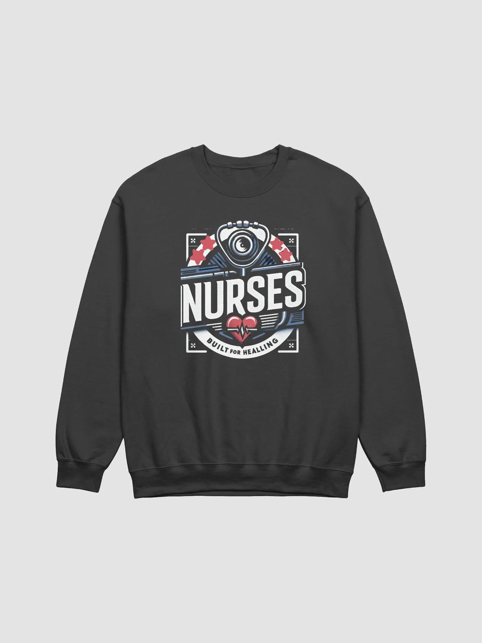 NURSES: Built for Healing Crewneck Sweatshirt product image (4)