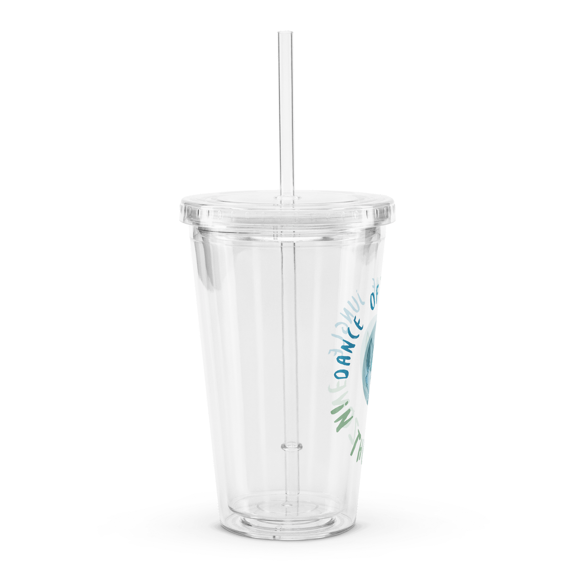 Dance of the jungle Double Wall Clear Plastic Tumbler (16 oz) product image (3)