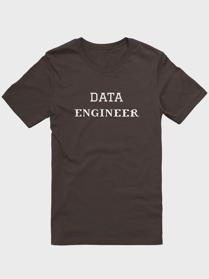 Data Engineer Unisex-tshirt product image (3)