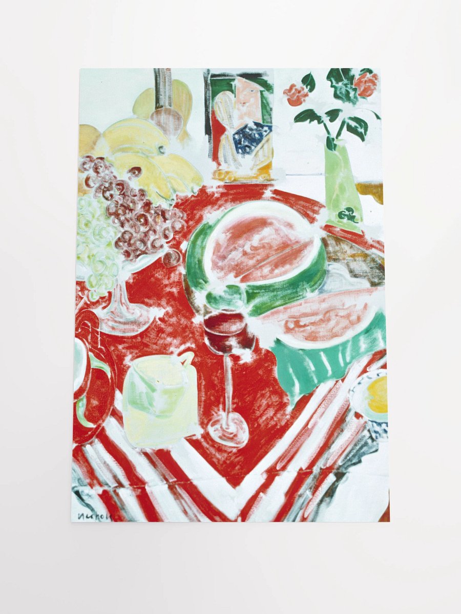 Still Life with Watermelon (1985) print product image (2)