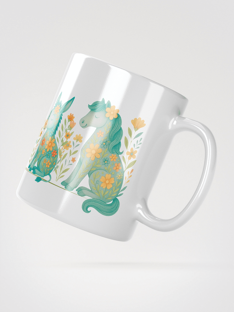 Mug Blanc - Ferme Fleurie Rétro Série 3 - Cadeau Original product image (2)