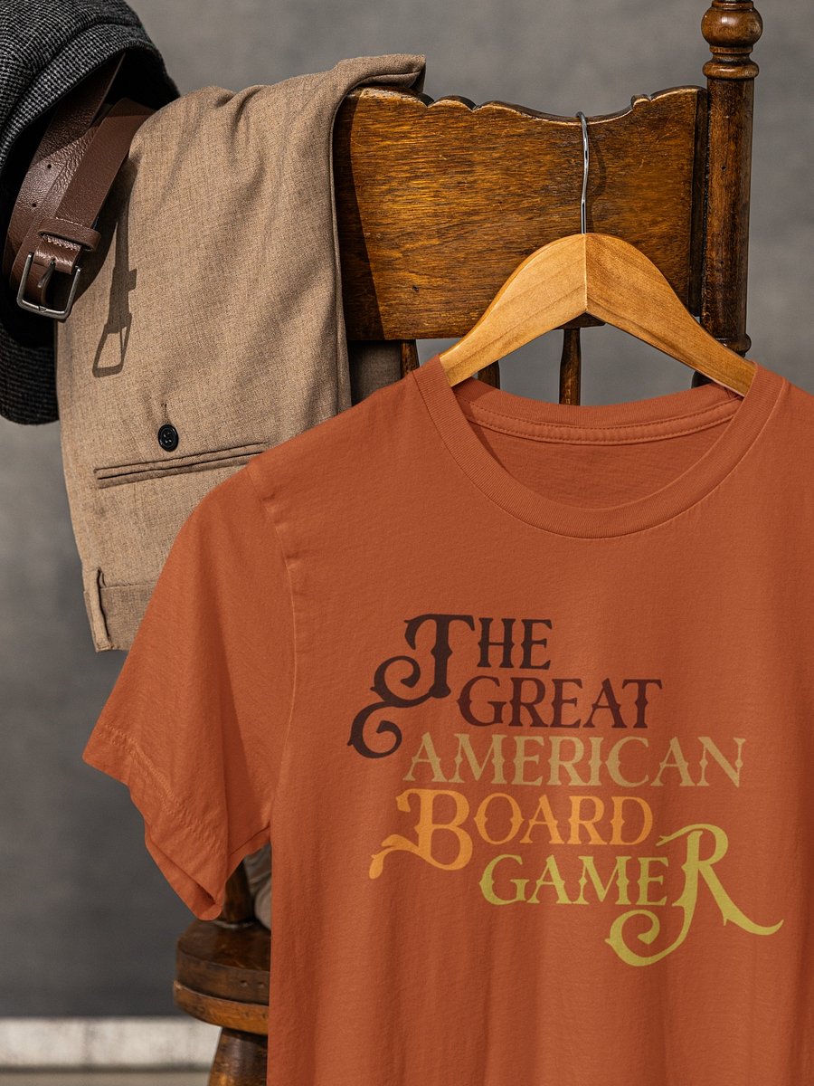 Great American Board Game Geek Retro T-shirt - Autumn product image (4)