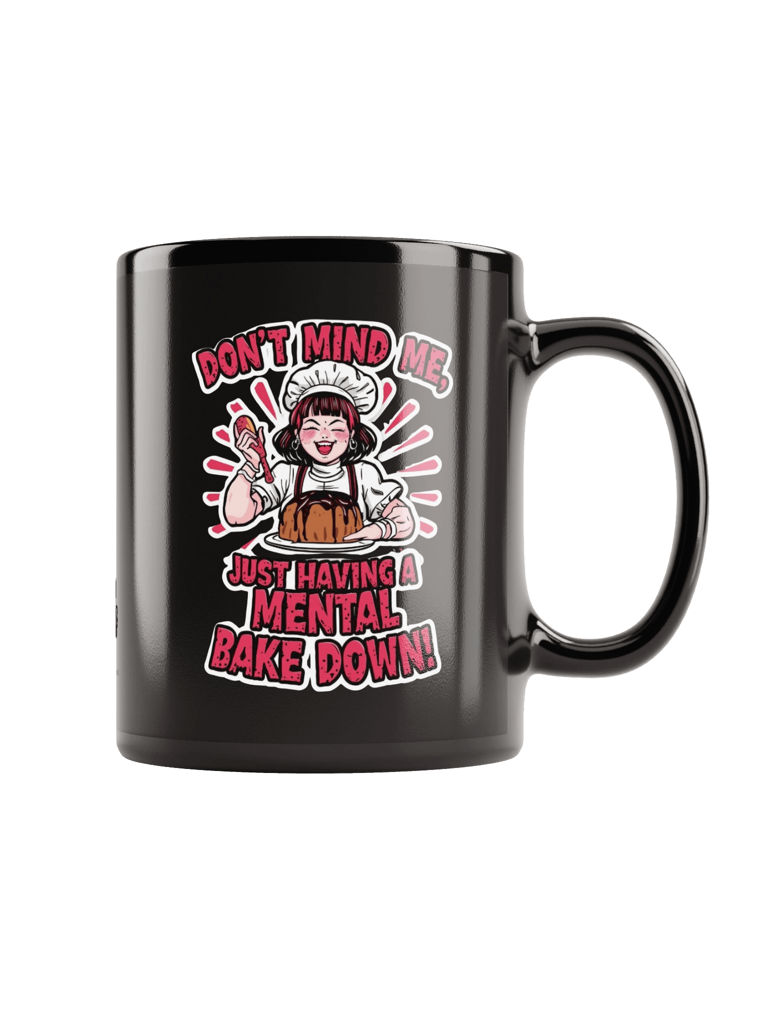 Mental Bake down Mug in black product image (2)