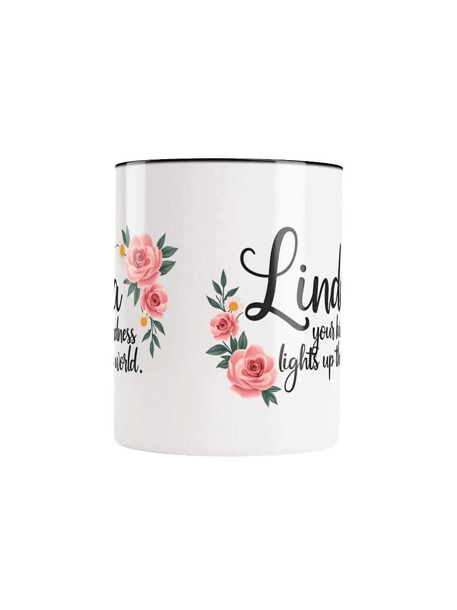 Linda, Your Kindness Lights Up the World – A Mug That Celebrates You product image (5)