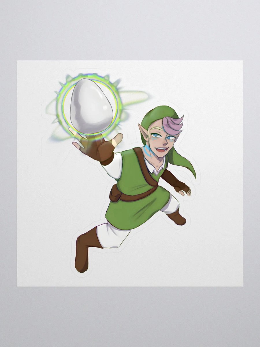 'The Legendary Hero 2: Egg of Sustenance' Sticker product image (2)