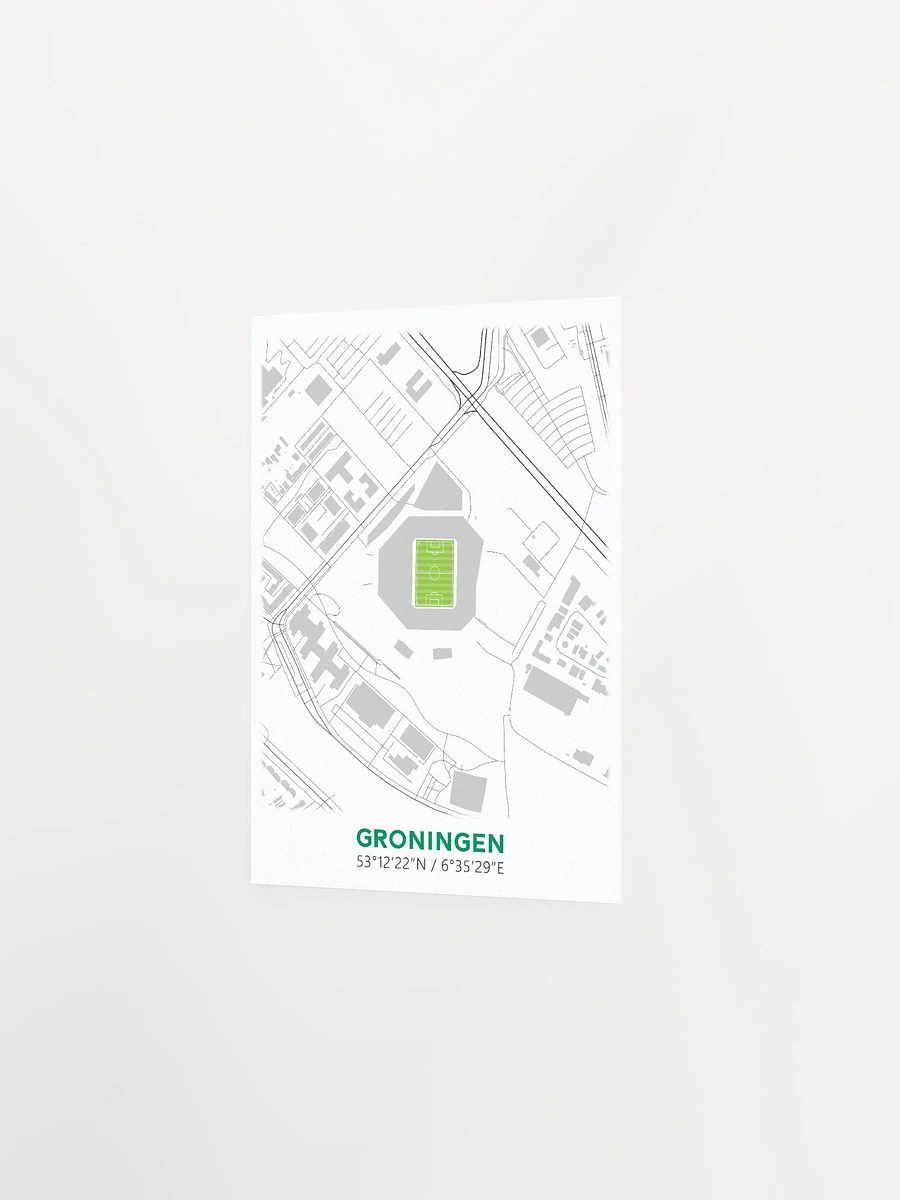 Groningen Stadium Map Design Poster product image (2)