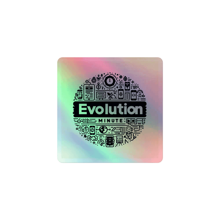 Evolutionary Holographic Tech Sticker Set product image (1)