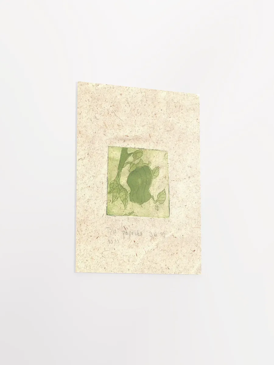 Green Paprika, Botanical Art Print product image (9)