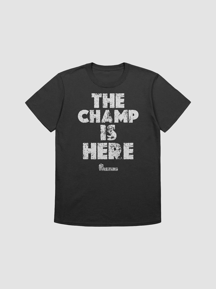 QSHW THE CHAMP IS HERE (WHITE DESIGN) T-SHIRT product image (1)
