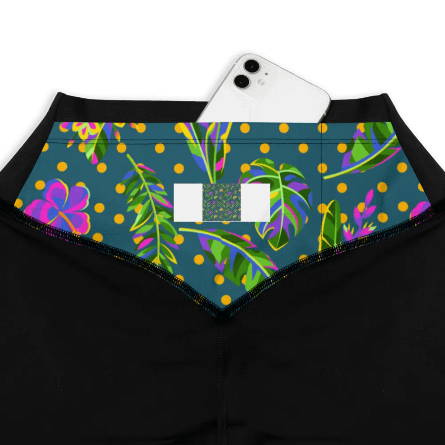 Green All-Over Print Sports Leggings product image (1)