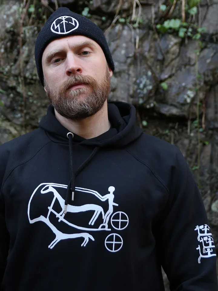 Nordic Bronze Age Petroglyph Hoodie product image (1)