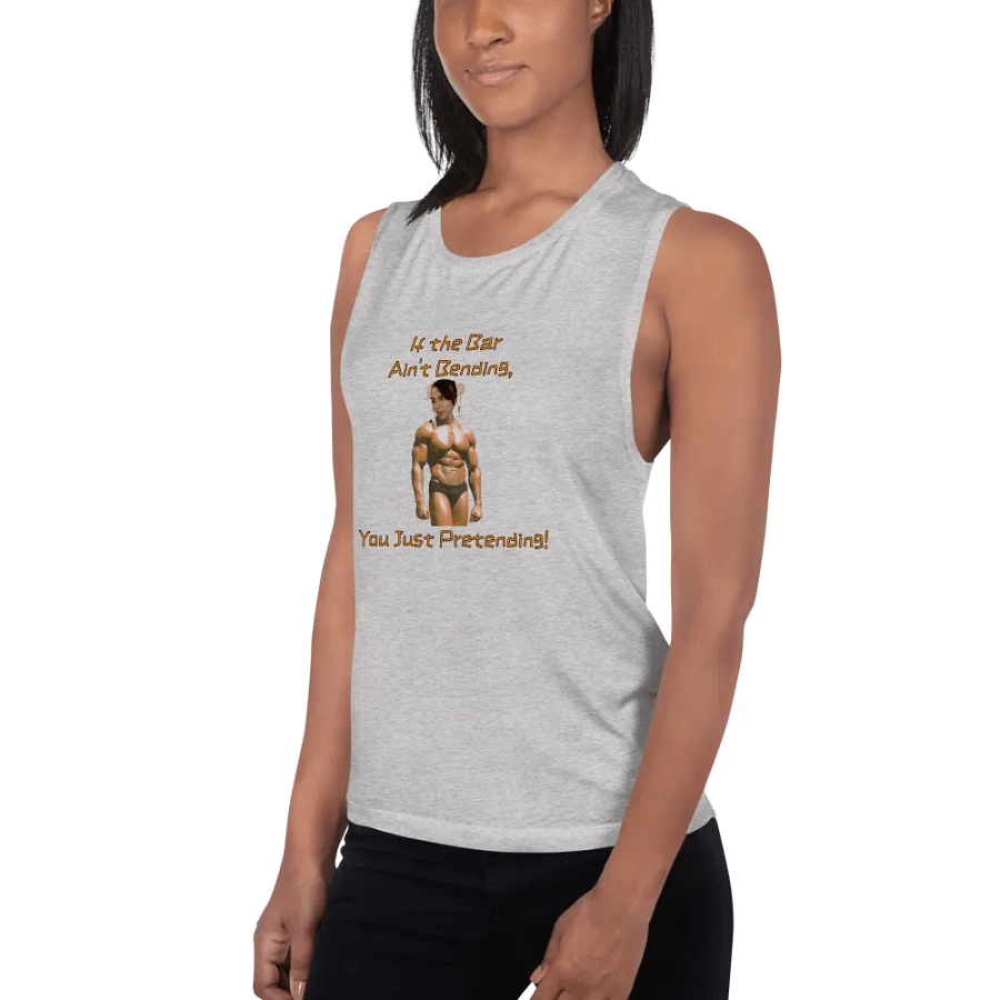 If The Bar Ain't Bending Women's Muscle Tank product image (3)