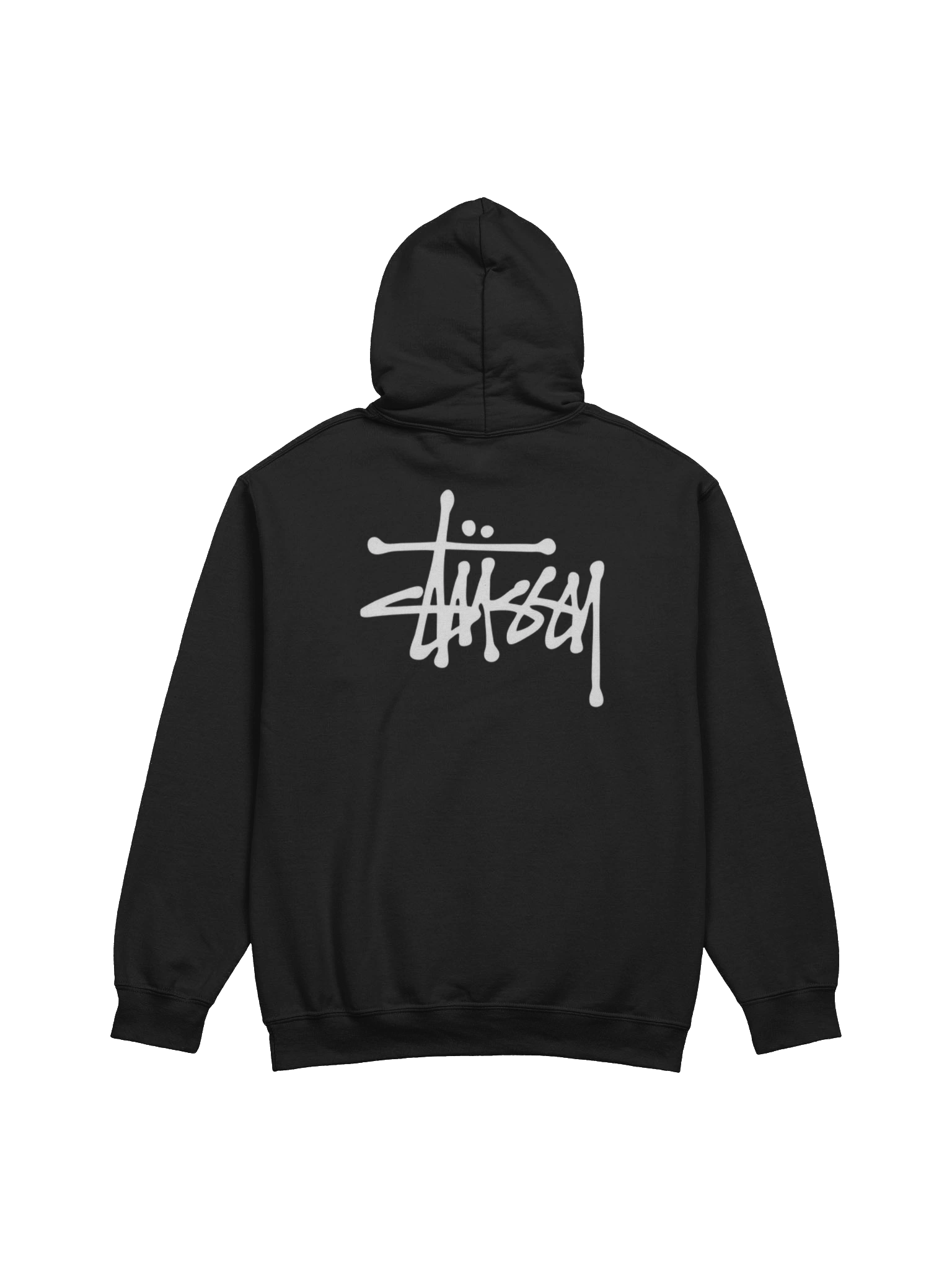BASIC STÜSSY HOODIE BLACK product image (1)