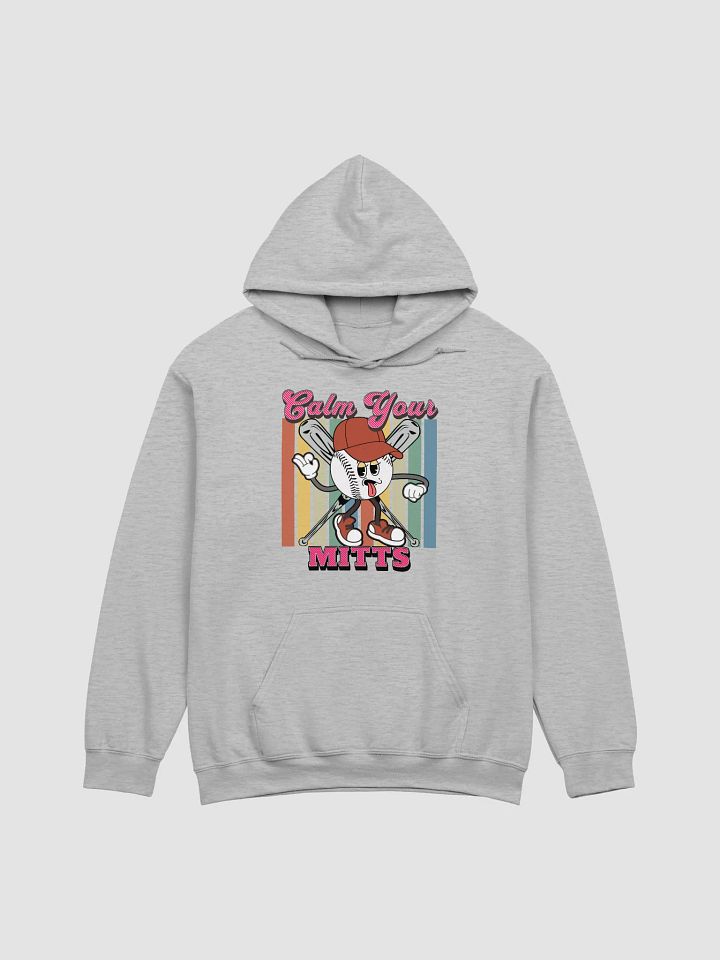 Calm Your Mitts Baseball Playful Hoodie product image (25)