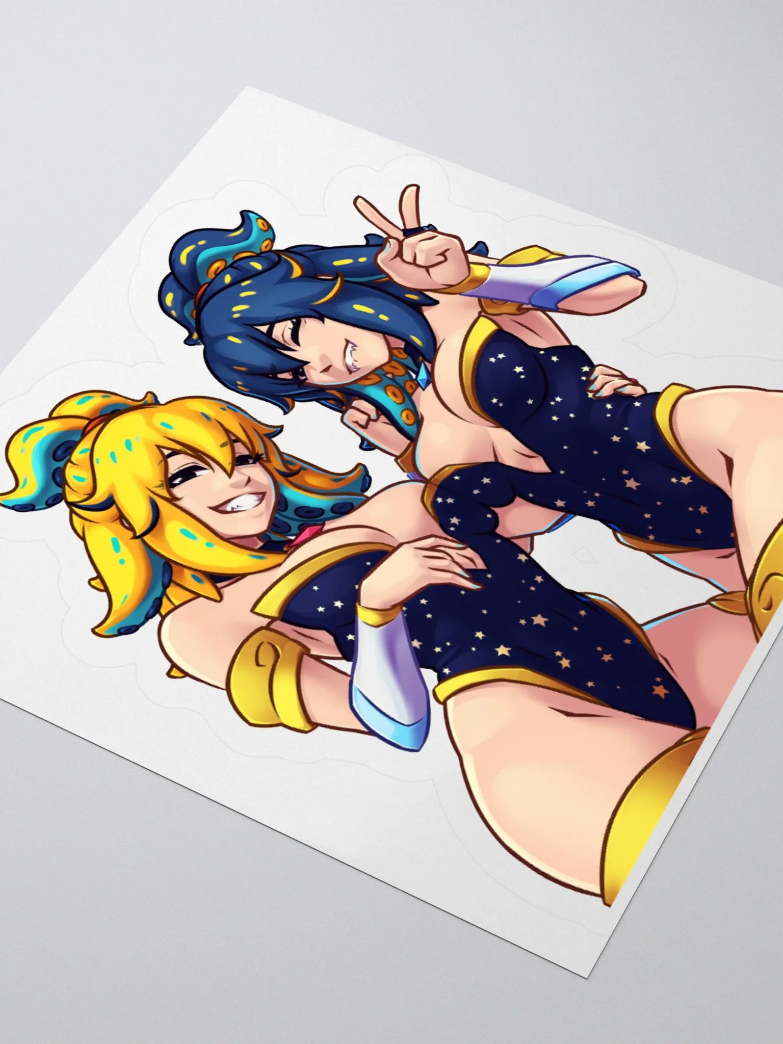 Otako "Double Trouble" Sticker (No BG) product image (3)