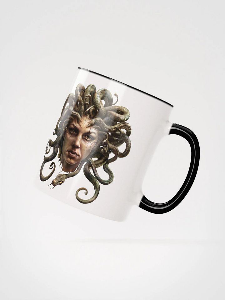 Medusa - The Gorgon - Ceramic Mug with Black Color Inside product image (4)