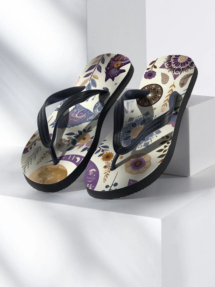 Boho Wolf- Flip Flops product image (1)