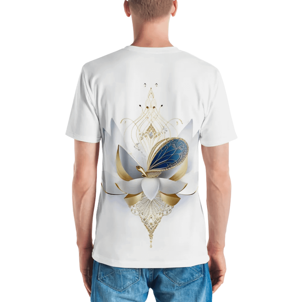 Gold Lotus T shirt product image (2)