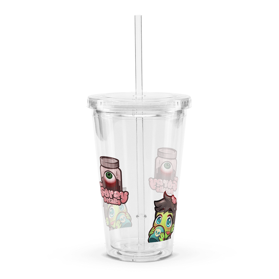 Double Wall Clear Plastic Tumbler (16 oz) product image (3)
