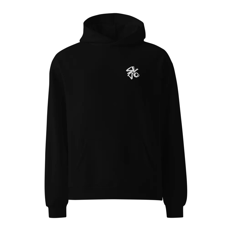 Hoodie Black no Backprint Oversized product image (1)