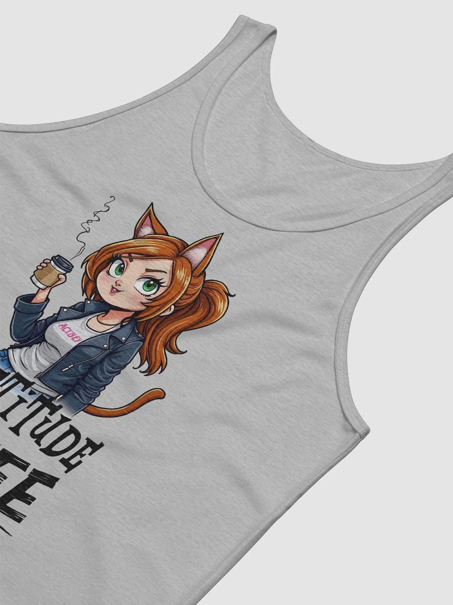 Cattitude & Coffee Cartoon Tank product image (28)