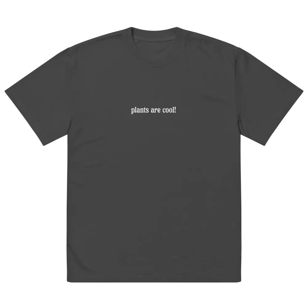 plants are cool 😎 oversized tee product image (5)