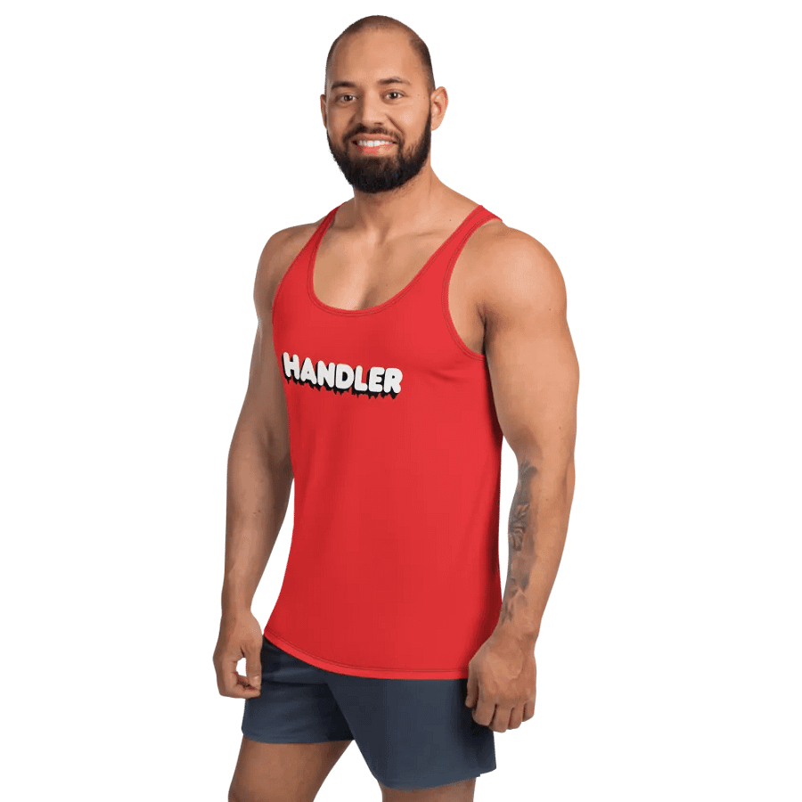 Identity Tank - HANDLER - Red / Black / White product image (4)