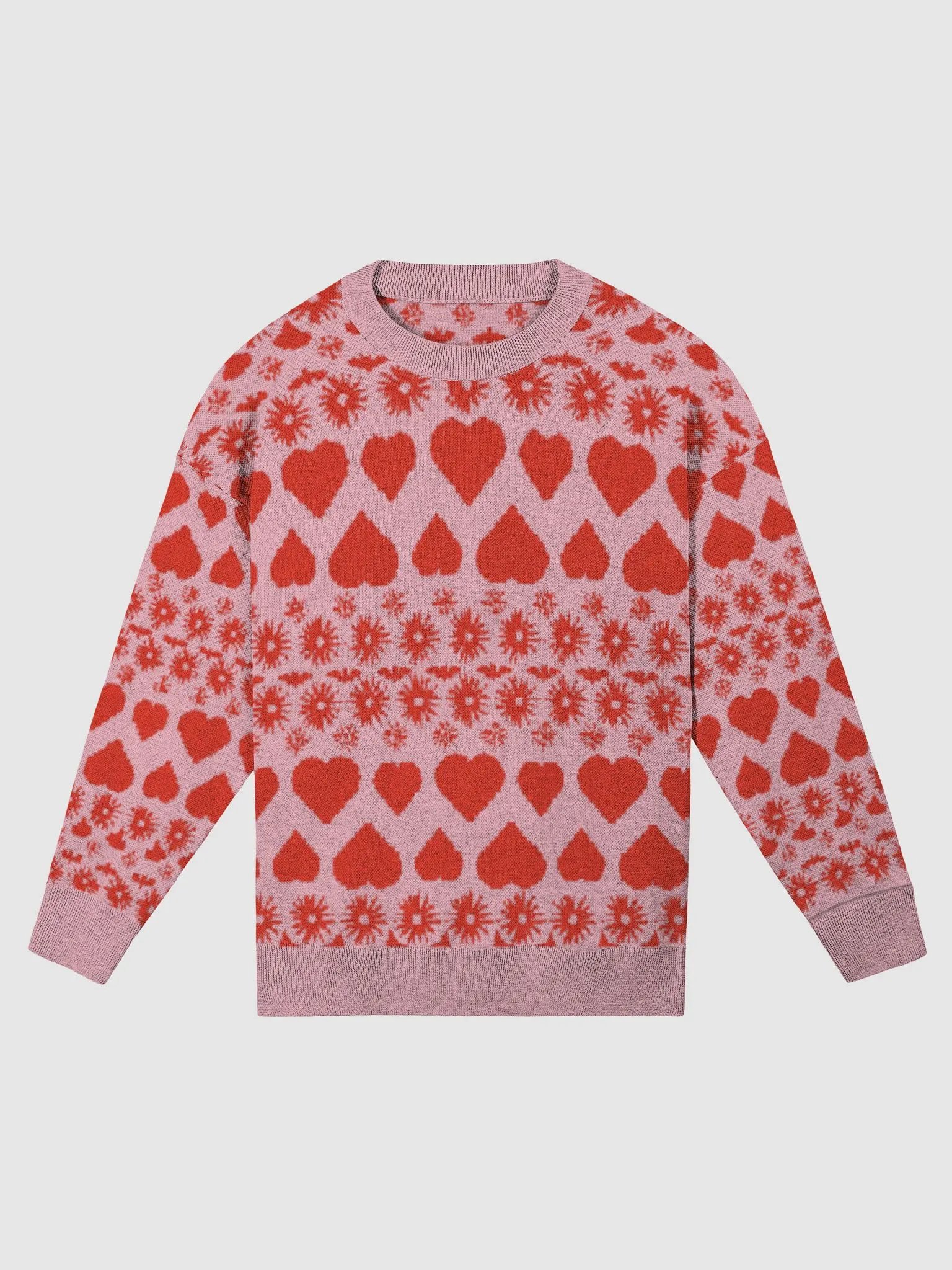 Heartfelt Snowflake Relaxed Fit Sweater product image (4)