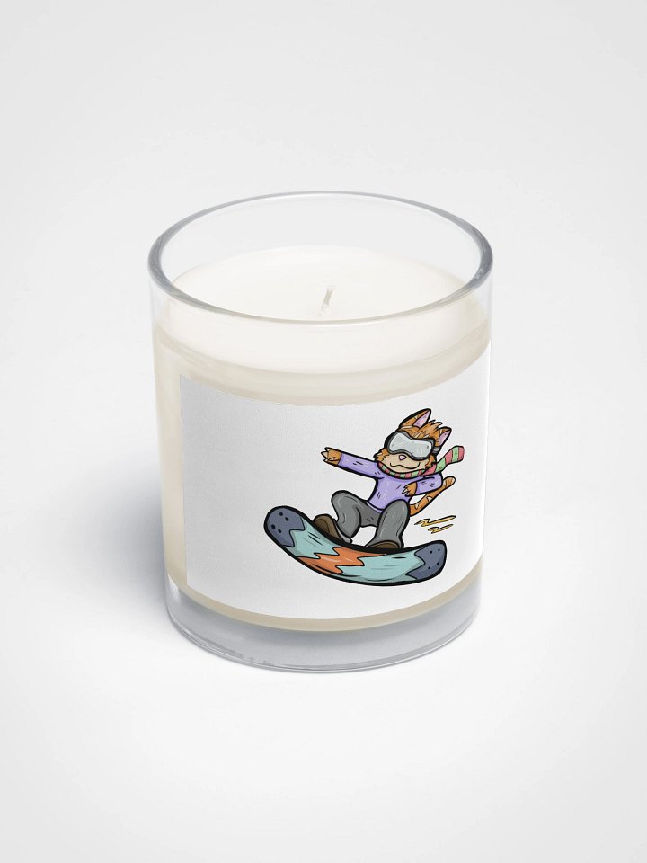Rusty Snowboarding Holiday Candle Christmas 2025 product image (2)