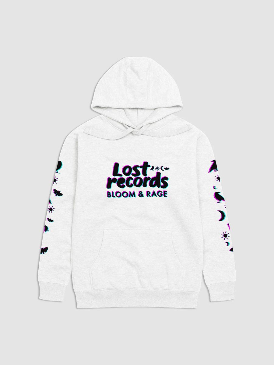 Lost Records: Bloom & Rage; Kat Mikaelsen "FORGET" Hoodie Print (Raven, Sun, Moon, Moth) product image (2)
