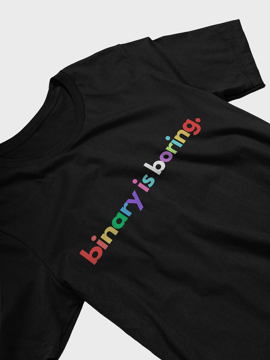 Binary is Boring (Rainbow) tee product image (15)