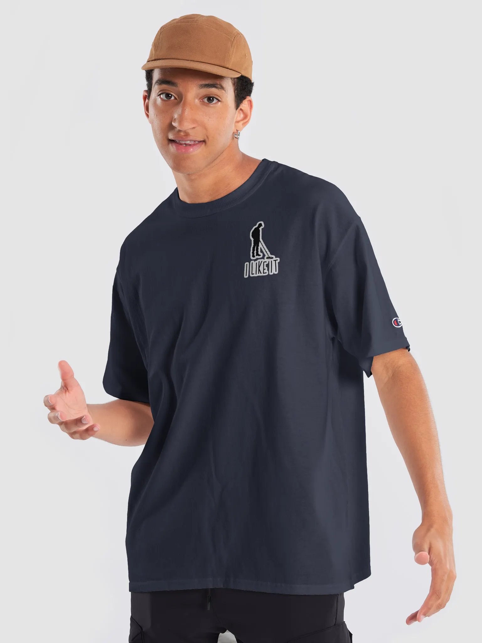 I Like It Metal Detector Champion T-Shirt product image (8)