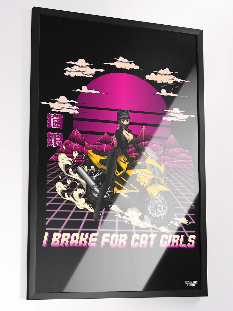 2'x3' Biker Cat Girl Poster product image (2)