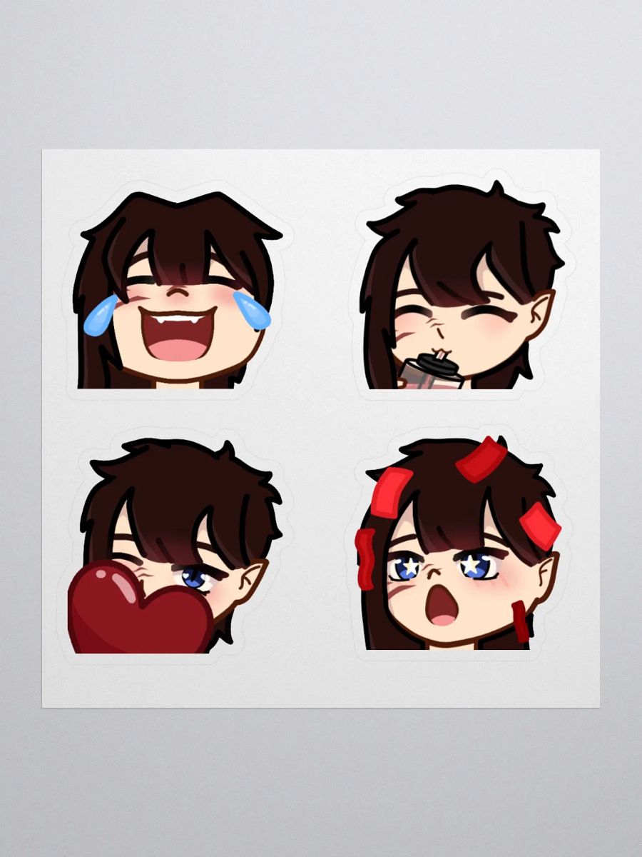 Chibi Cornell Emote Stickers! product image (3)