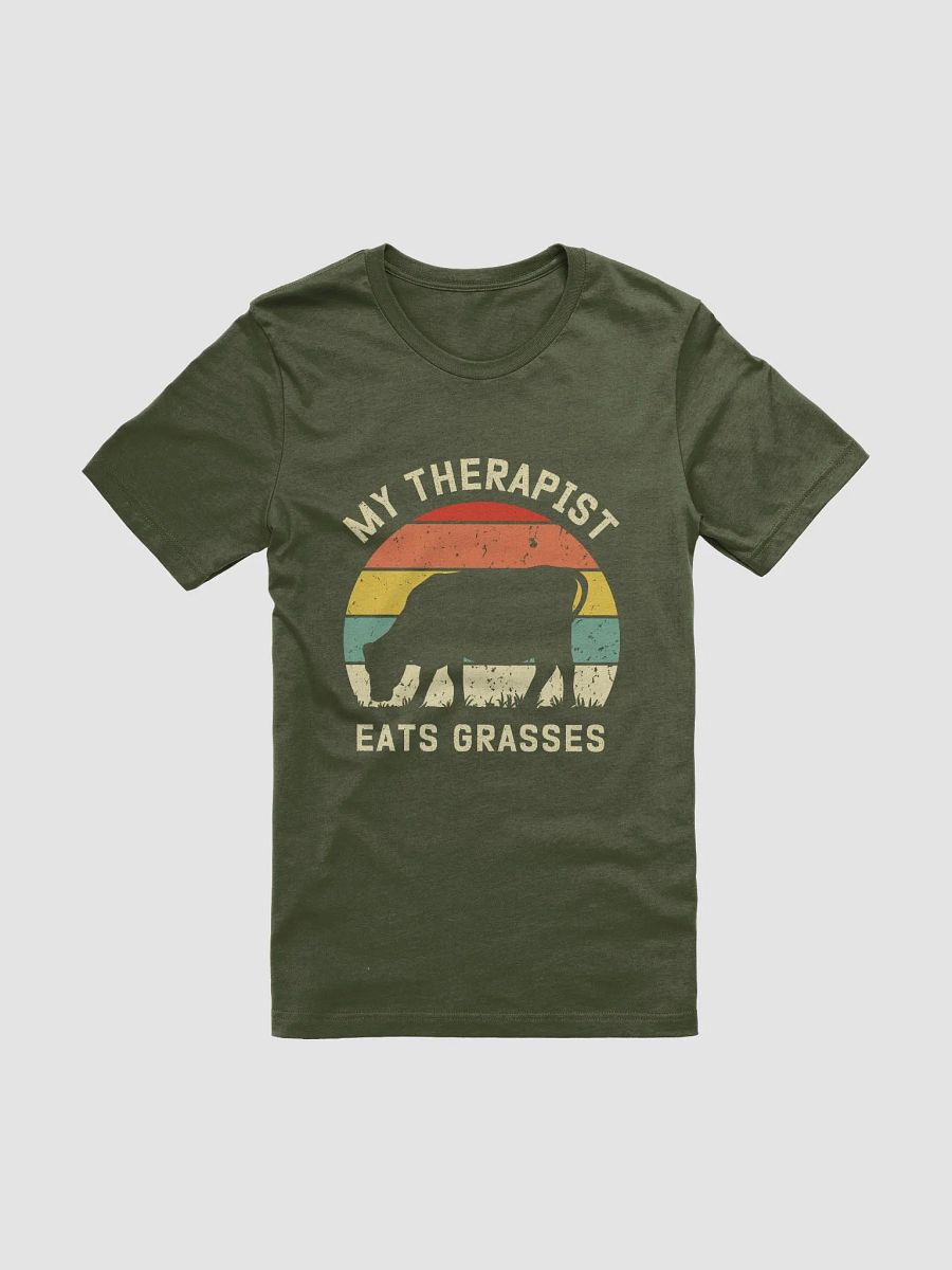"My therapist grasses-cow" t-shirt product image (1)