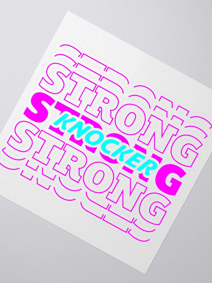 KNOCKER STRONG STICKER product image (2)