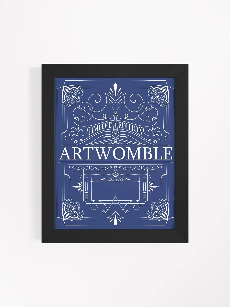 Artwomble Framed Print - Blue product image (13)