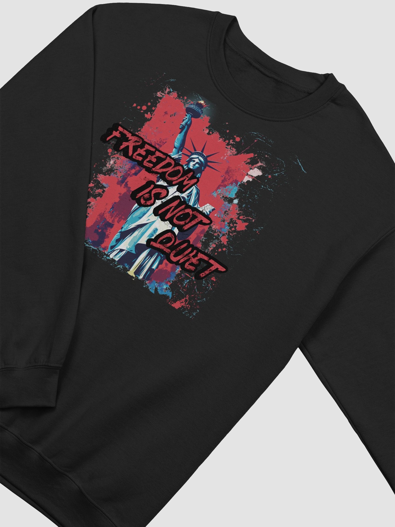Freedom Is Not Quiet Sweatshirt - Unisex Classic Gildan Crewneck product image (26)