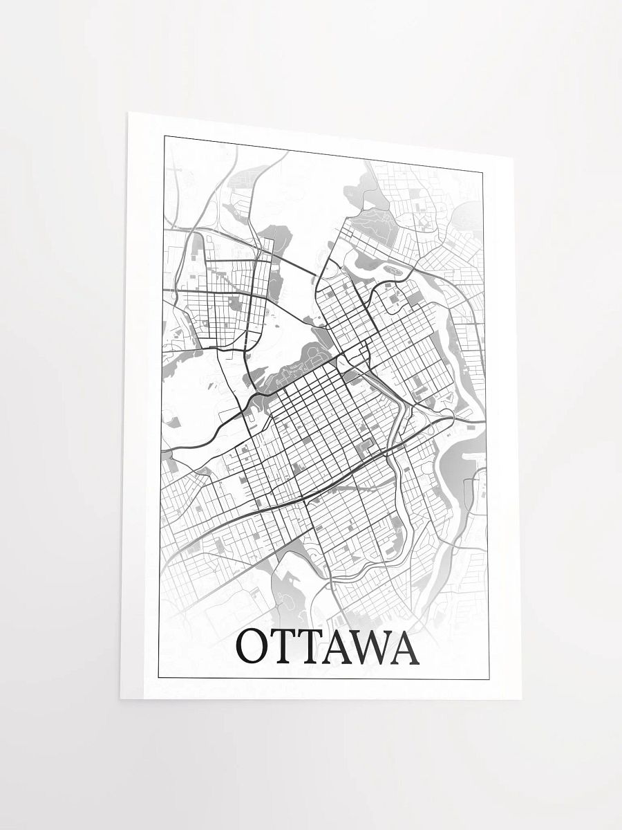 Ottawa, Canada, city map print product image (11)