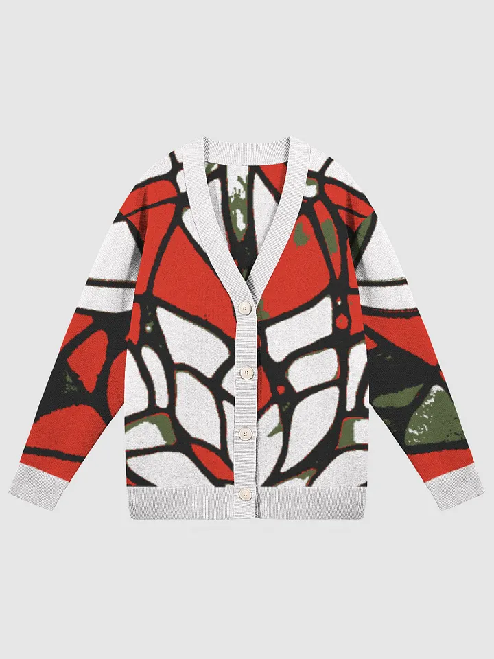 Stained Glass Christmas Knitted Cardigan product image (4)