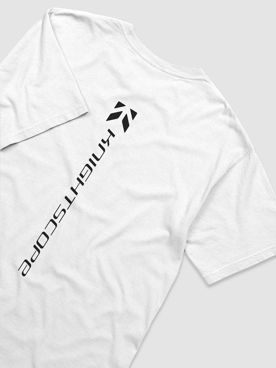 Knightscope Vertical Emblem Comfort Tee - Black on White product image (4)