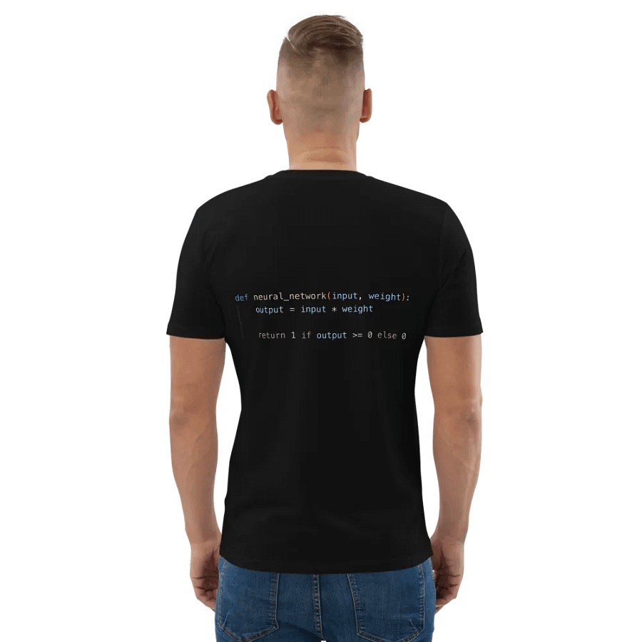 Simple neural network t-shirt - 100% cotton product image (5)
