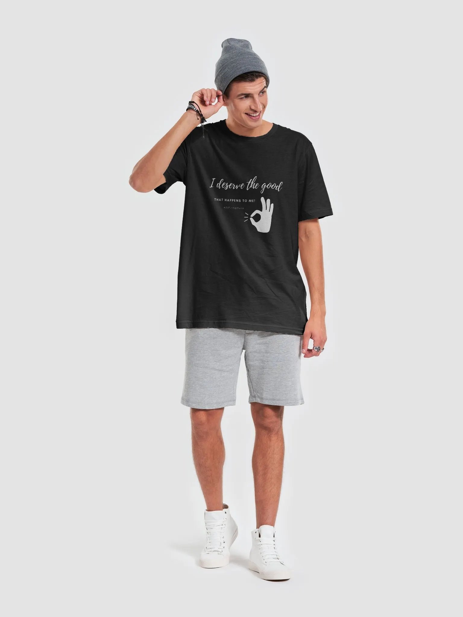 I deserve the good Unisex Super soft T-Shirt product image (27)