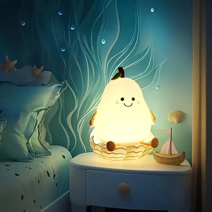 GITGRNTH Rechargeable Silicone Pear Night Lamp product image (2)