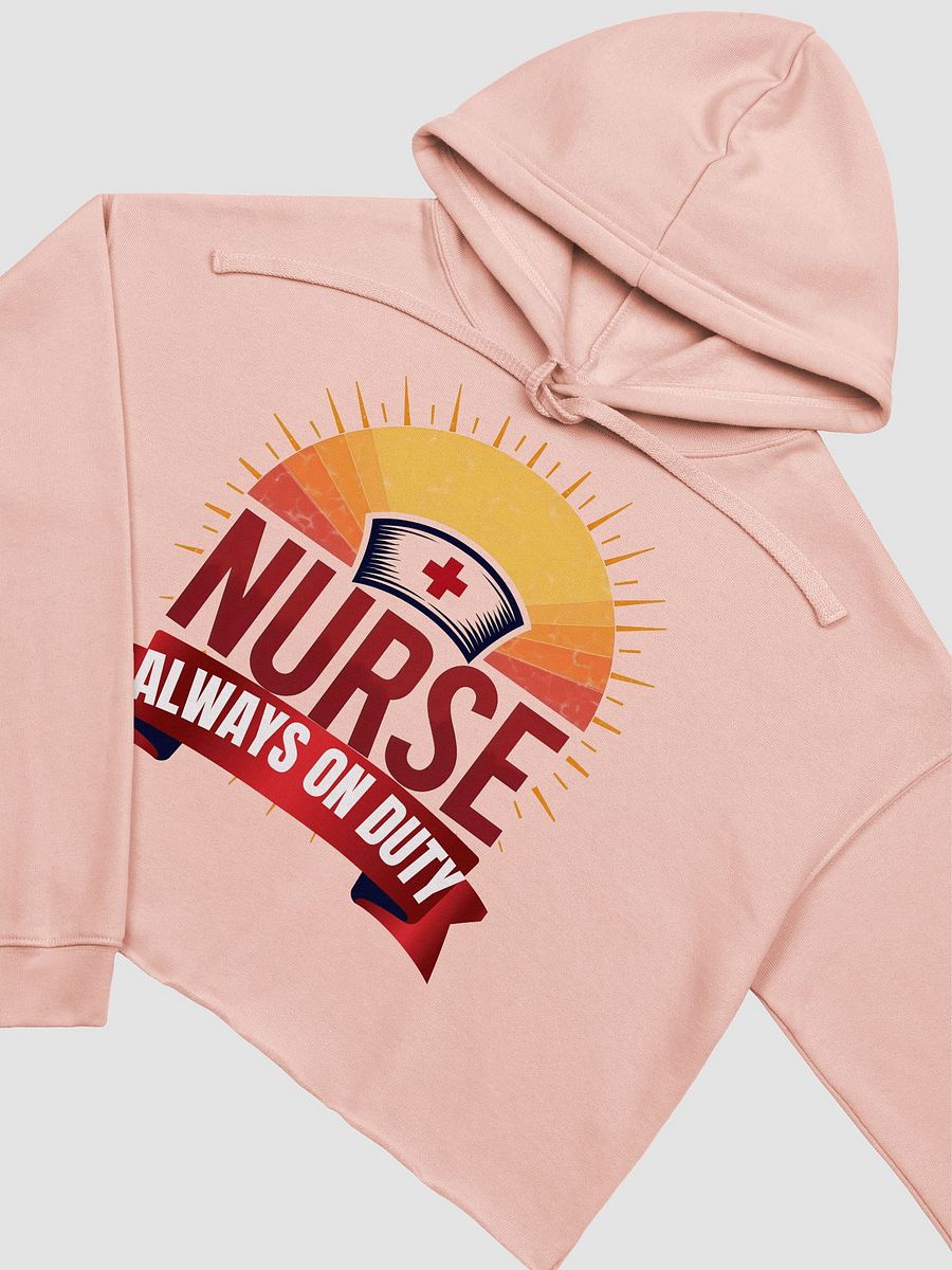 Sunset Nurse Always On Duty Crop Hoodie product image (19)