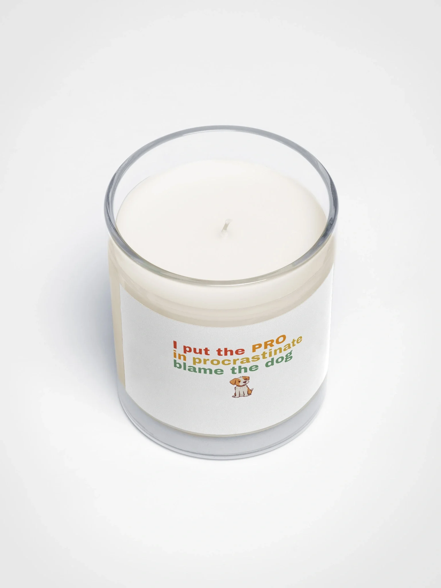 Procrastinate not Pro Soy Wax Candle product image (3)