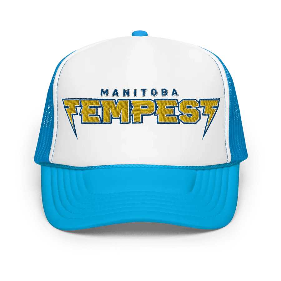 Tempest Dodgeball Club Foam Trucker Hat (Golden) product image (2)