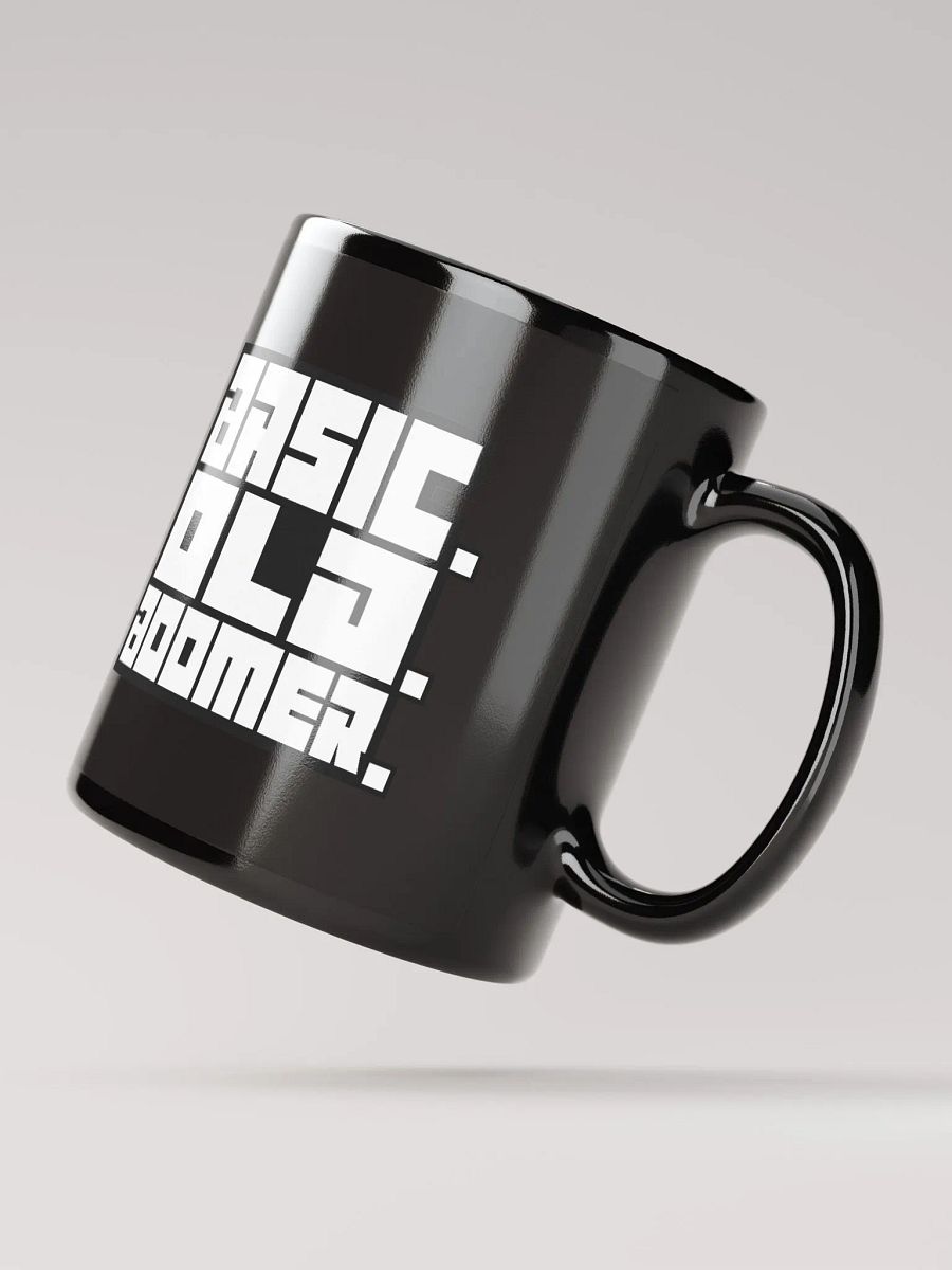 BASIC OLD BOOMER BLACK MUG product image (4)