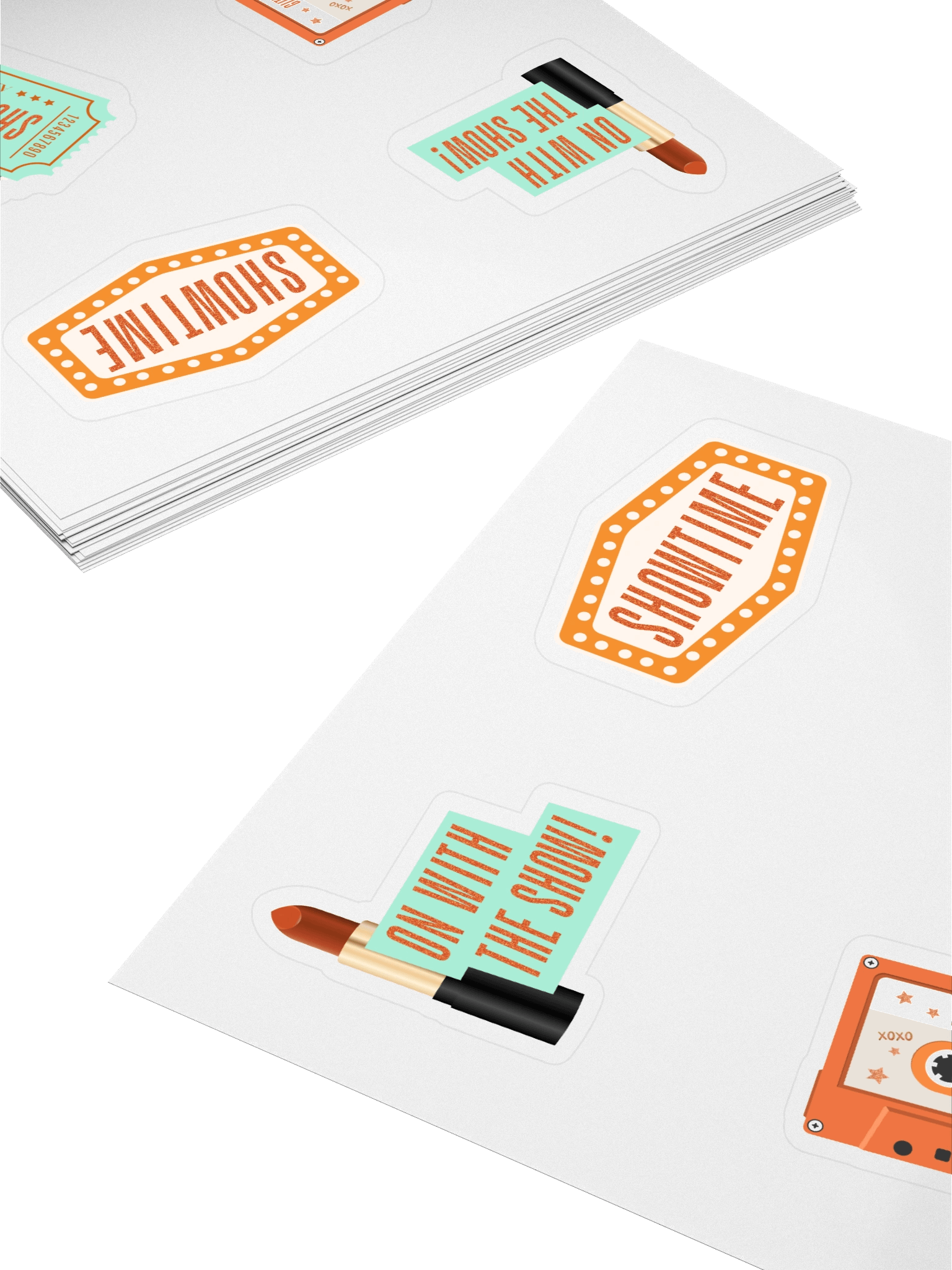 It's Showtime! Kiss Cut Stickers - Show Business Collection product image (1)