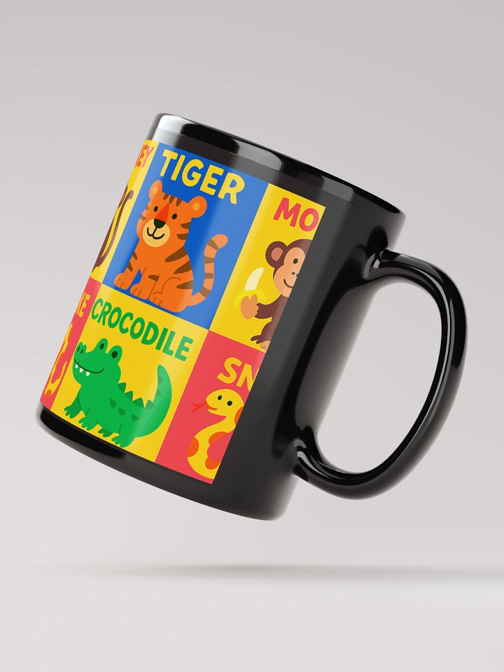 Vibrant Animal Kingdom Glossy Mug product image (2)